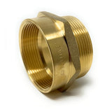 G Thread (Metric BSPP) Female to NPT Thread Male Pipe Fitting Adapter - Lead-Free (2" x 2") - Cascada Showers
