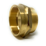 G Thread (Metric BSPP) Female to NPT Thread Male Pipe Fitting Adapter - Lead-Free (2" x 2") - Cascada Showers