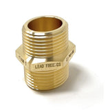 G Thread (Metric BSPP) Male to NPT Male Lead-Free Adapter (1" x 1") - Cascada Showers