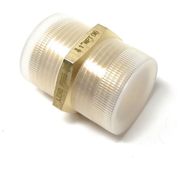 G Thread (Metric BSPP) Male to NPT Male Lead-Free Adapter (1" x 1") - Cascada Showers