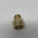 brass adapter fittings an fitting g thread metric bspt female to npt male pipe lead-free 1/4 inch 1/4" taper threads g1 water piece brass adapter fitting water line adapter pipe fittings high quality solid structure durable G thread connector to NPT