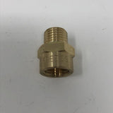 brass adapter fittings an fitting g thread metric bspt female to npt male pipe lead-free 1/4 inch 1/4" taper threads g1 water piece brass adapter fitting water line adapter pipe fittings high quality solid structure durable G thread connector to NPT