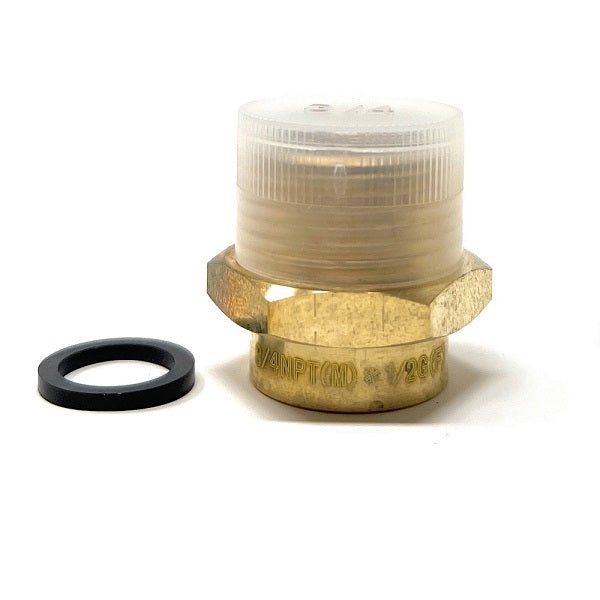 Lead-Free G Thread (Metric BSPP) Female to NPT Male Pipe Fitting Adapter - 1/4" - 3" - Cascada Showers