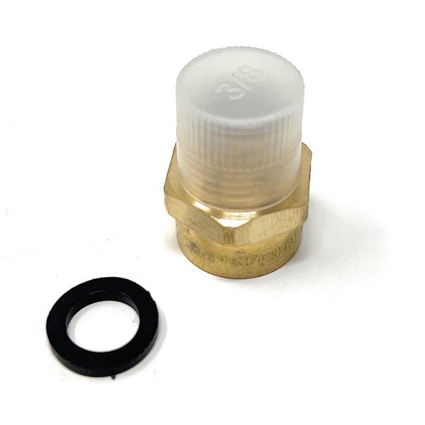 Lead-Free G Thread (Metric BSPP) Female to NPT Male Pipe Fitting Adapter - 1/4" - 3" - Cascada Showers