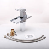LED Waterfall Vessel Faucet - Cascada Showers