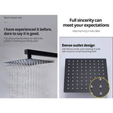 Cascada Luxury 12" Square Wall Mounted Shower System, Dual Handle shower head, thermostatic shower, rain shower, rain shower faucet, shower head sets for bathroom