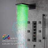 Naples 9"x26" LED Digital Music Shower System By Cascada Showers - Cascada Showers