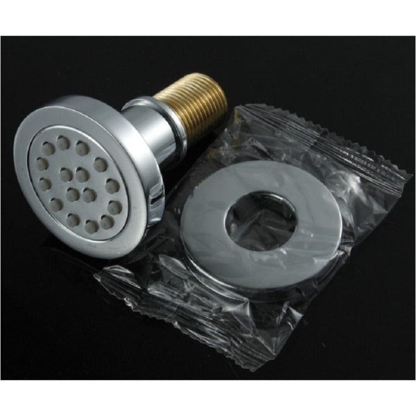 Round Body Spray Jets Shower (16-Nozzle) - Solid Brass - Cascada Showers
