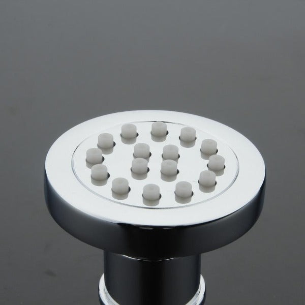 Round Body Spray Jets Shower (16-Nozzle) - Solid Brass - Cascada Showers