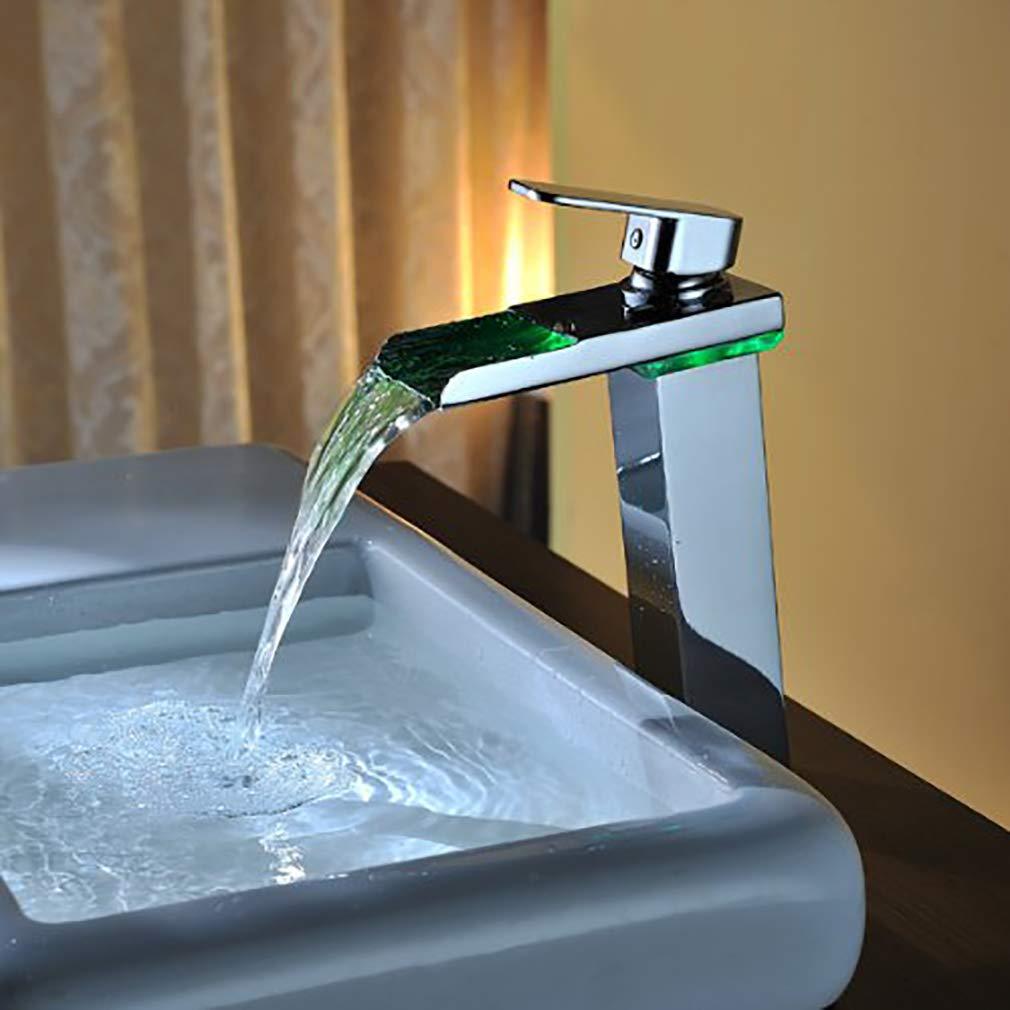 Veneto LED Waterfall Vessel Faucet-Modern Elegance| Cascada